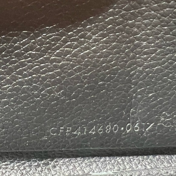SAINT LAURENT PARIS Zip Around Wallet in Grain de Poudre Embossed Leather Black - Picture 12 of 12